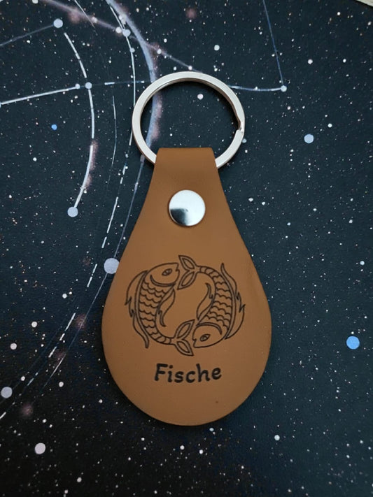 Schlüsselanhänger aus PU-Leder